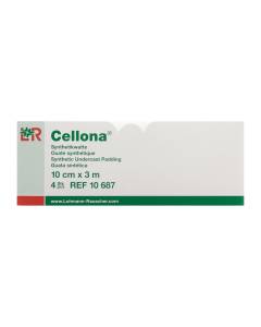 CELLONA Synthetikwatte 10cmx3m weiss Rolle 4 Stk