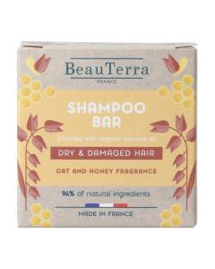 Beauterra shampooing solide cheveux secs & abimés