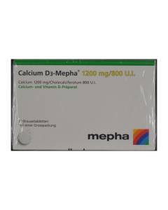 Calcium D3-Mepha 1200/800 Brausetabletten