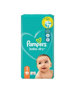 Pampers baby dry gr3 6-10kg midi pack éco