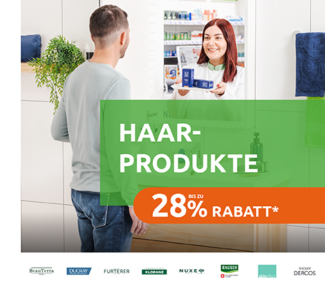 bis zu 28% Rabatt auf Haarprodukte 