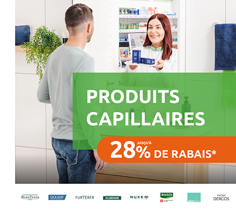 jusqu'a 28% de réduction sur les produits capillaires 