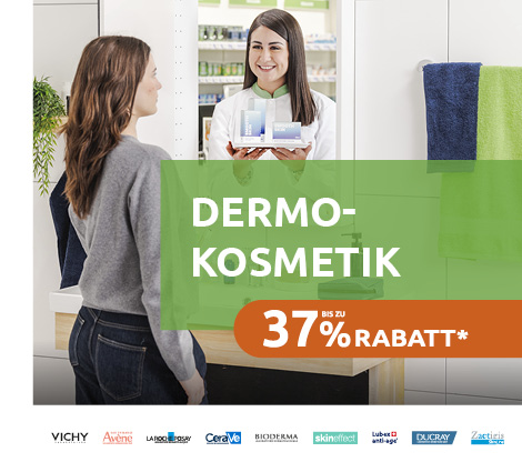 Bis zu 37%* Rabatt auf Dermokosmetik