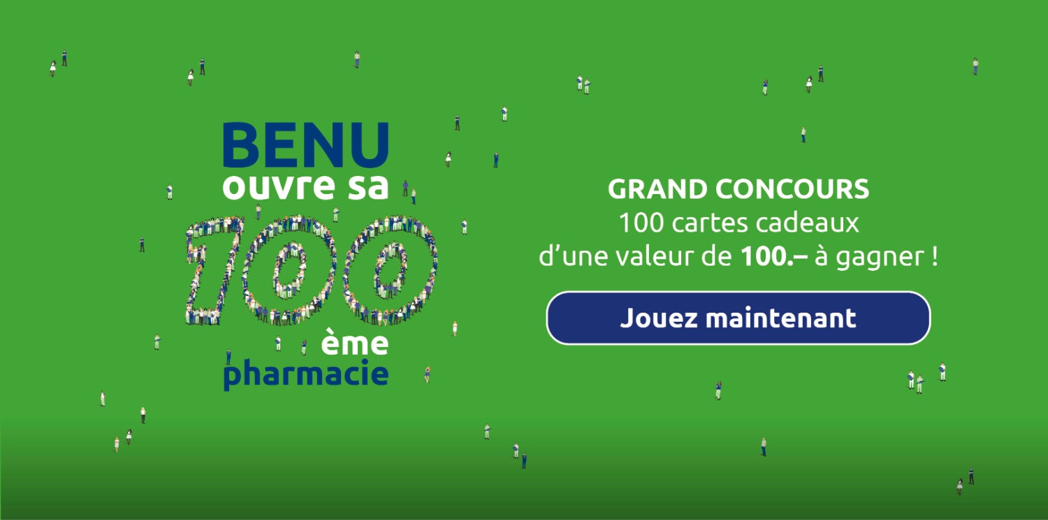 Concours 100e pharmacie BENU